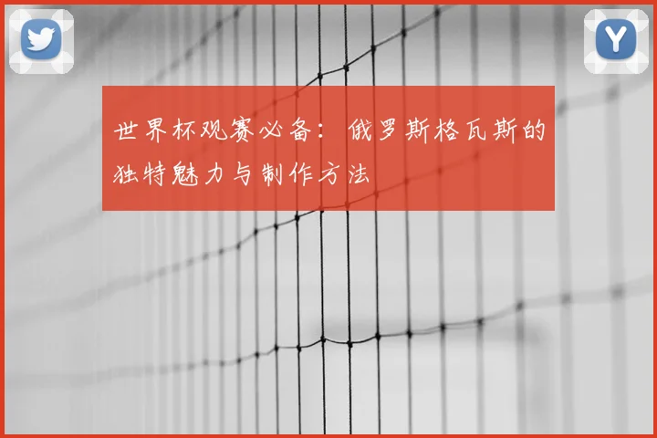 世界杯观赛必备：俄罗斯格瓦斯的独特魅力与制作方法