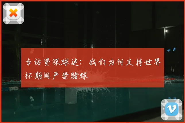 专访资深球迷:我们为何支持世界杯期间严禁赌球