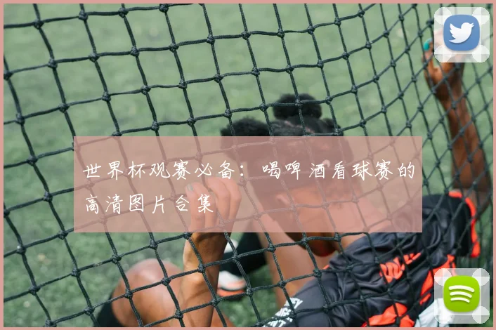 世界杯观赛必备：喝啤酒看球赛的高清图片合集